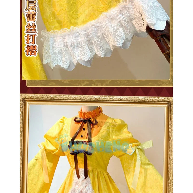 Anime Rozen Maiden Hinaichigo Souseiseki Cosplay Costume Halloween Carnival Sweet and Cute Lolita Dress and Accessories Girl Set