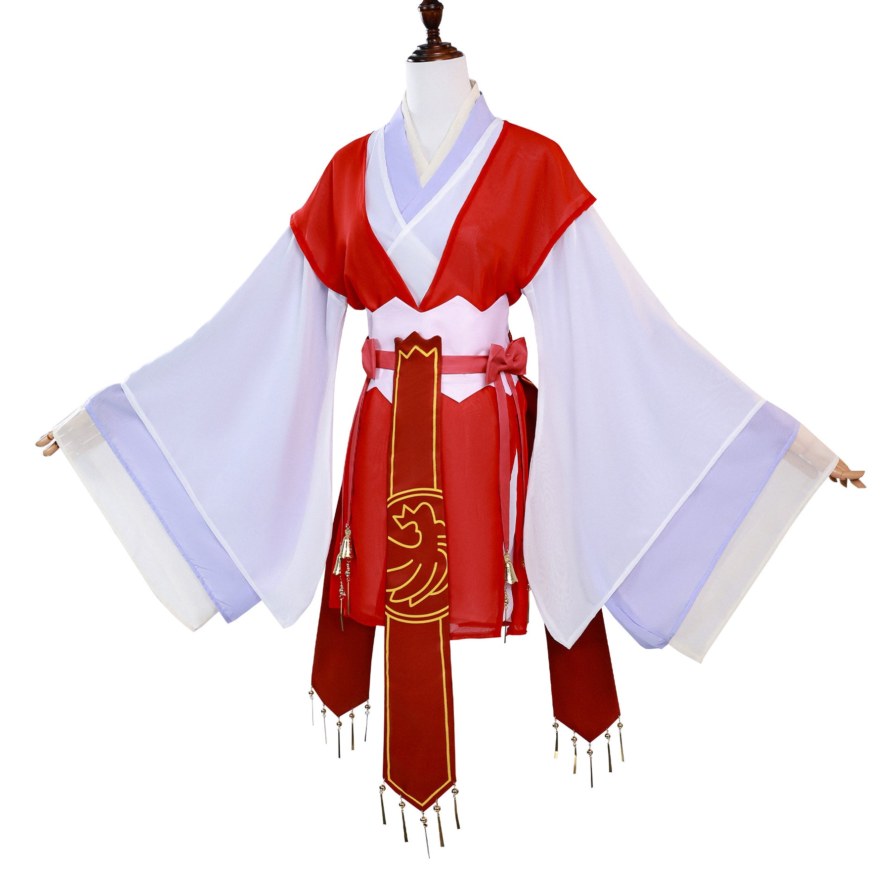 Anime Cartoon Tushan Honghong Fox Spirit Matchmaker Demon Little Cosplay Costume Red Uniform Halloween Role Play Suit