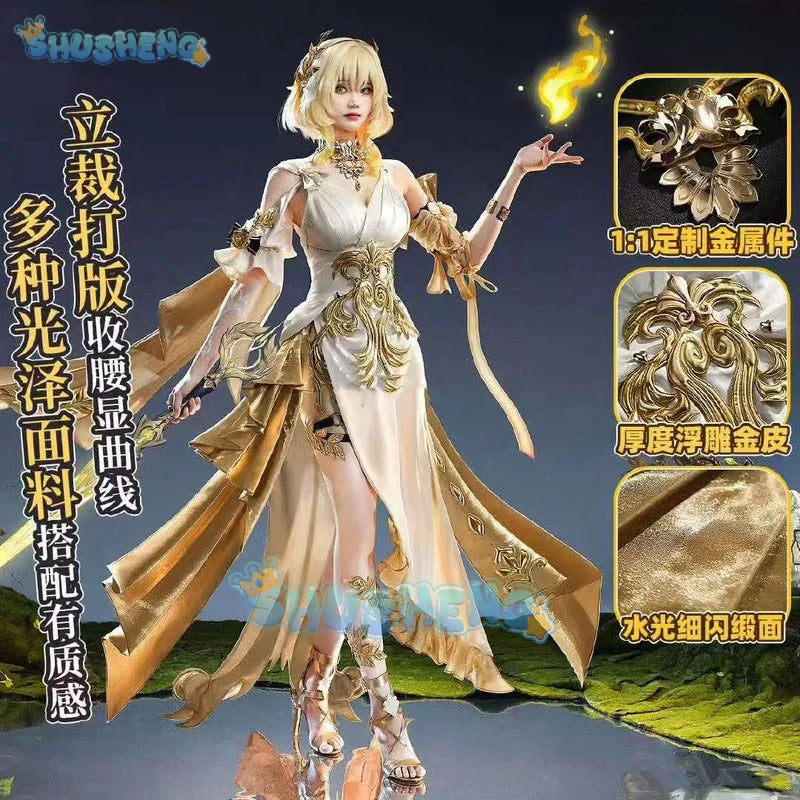 Honkai: Star Rail Aglaea Game Suit Elegant Cosplay Costume Uniform Halloween Carnival Party Christmas Play Role Clothes Clothing