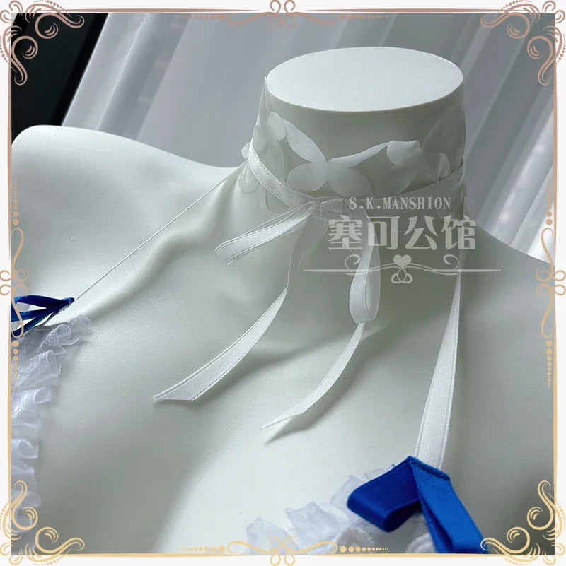 Game Azur Lane Shinano Cosplay Costume Halloween party women sexy white dress accessories prop set beach vacation swimsuit