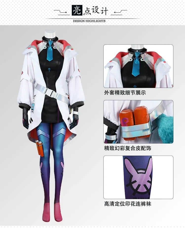 Shusheng LoL Aurora The Witch Between Worlds Cosplay Costume Uniform Hallowen Carnival Party Play Role Clothing for Wome