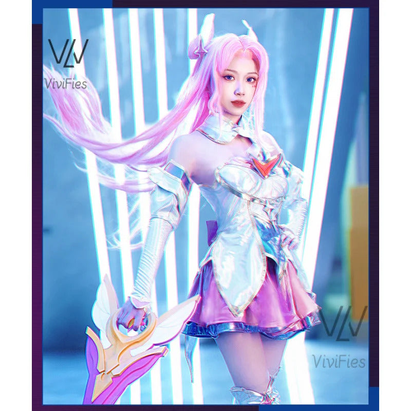 Star Guardian Kaisa Cosplay League of Legends/LOL: Star Guardian Kai'Sa SG Costume Ahri Akali Halloween Costumes