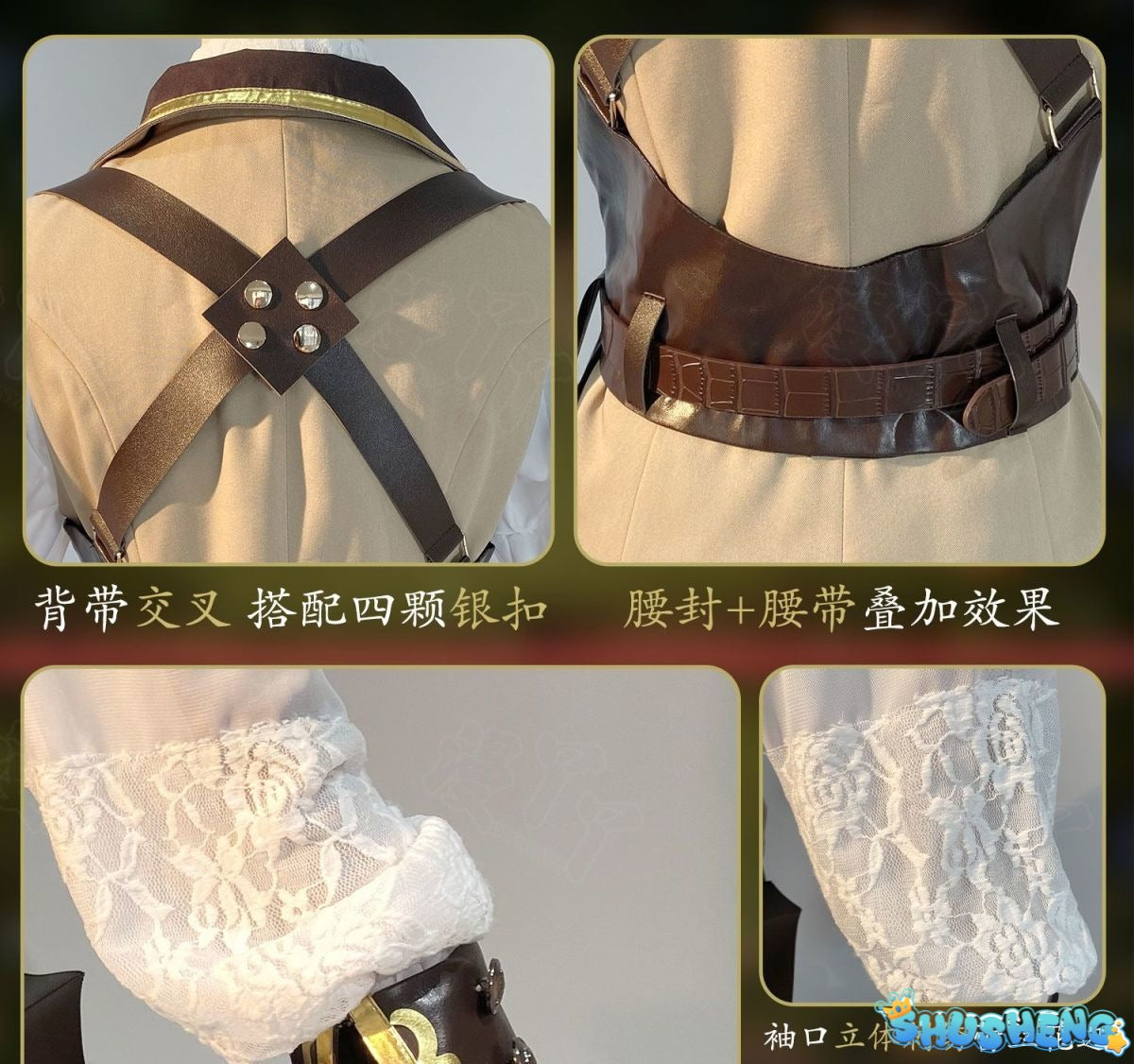 Identity V Melly Plinius Entomologist The Flower Of The Wilderness QiZhen Fashion Game Suit Cosplay Costume Halloween