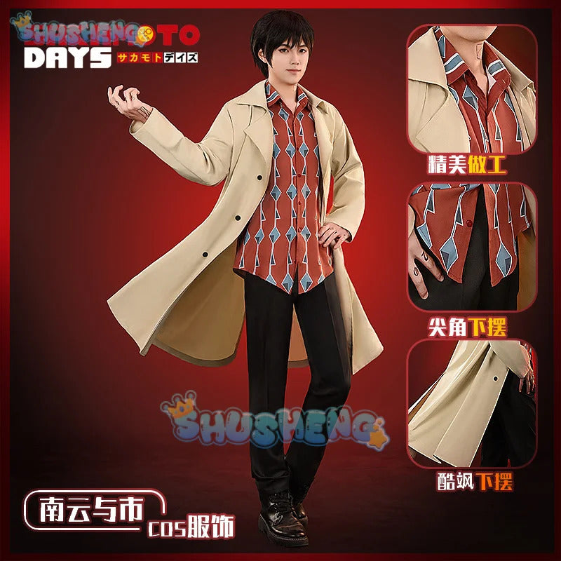 Nagumo Cosplay Costume  Anime Sakamoto Days Uniform Halloween Carnival Party Christmas Play Role Clothes Clothing for Women