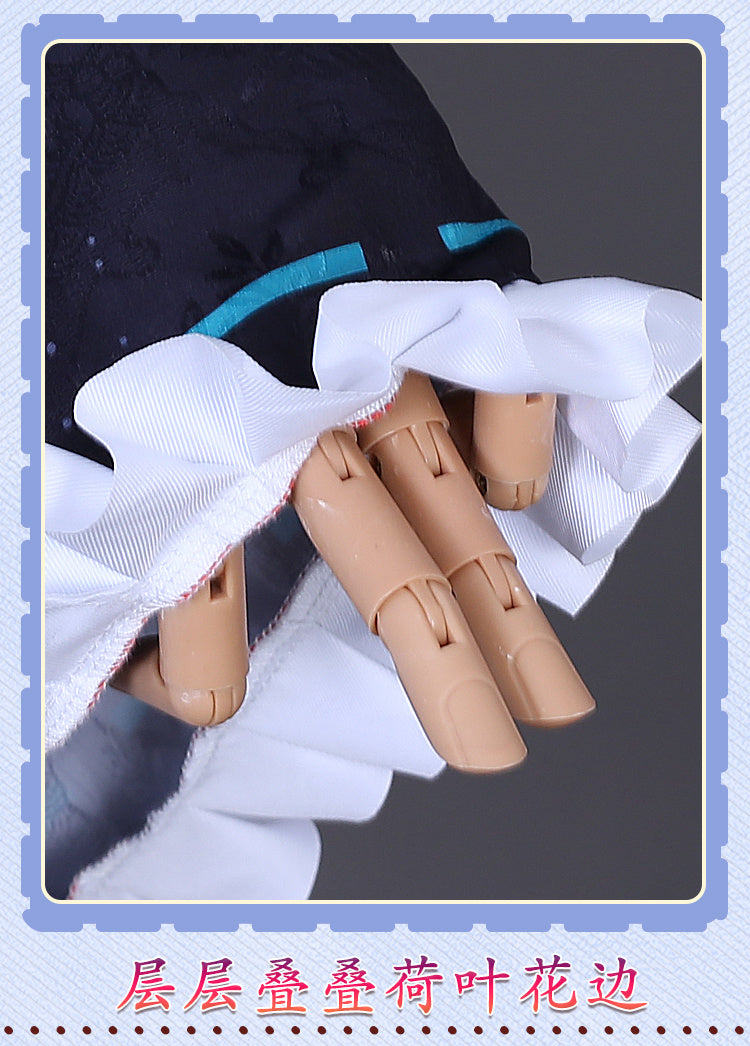 Anime Virtual Idol Pomu Rainpuff Cosplay Costume NIJISANJI EN Lazulight Member Maid Attire Lolita Woman Kawaii Party Suit