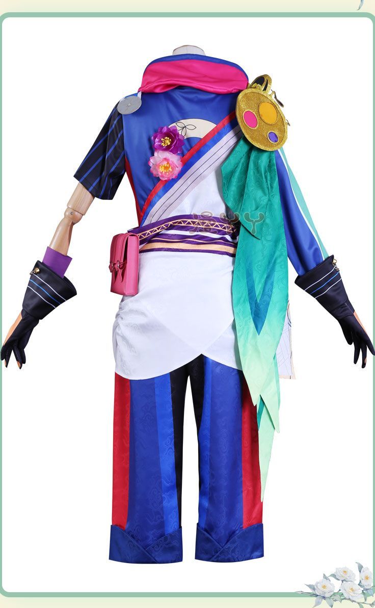 Genshin Impact Tighnari Cosplay Costume Wig Hair Shoes Gen Tighnari Tail Shin Costumes with Ears Cosplay Accessories Women Men Suit