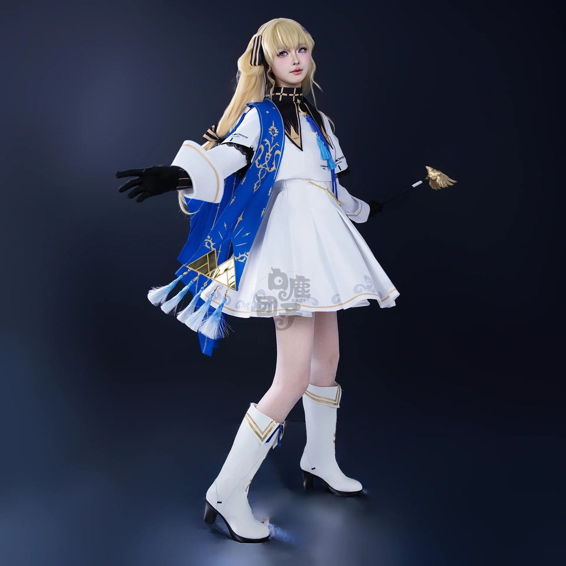 Shusheng-N Game Wuthering Waves Phoebe Cosplay Costume Hat wig dress gloves accessories props set Halloween carnival sweet Woman uniform