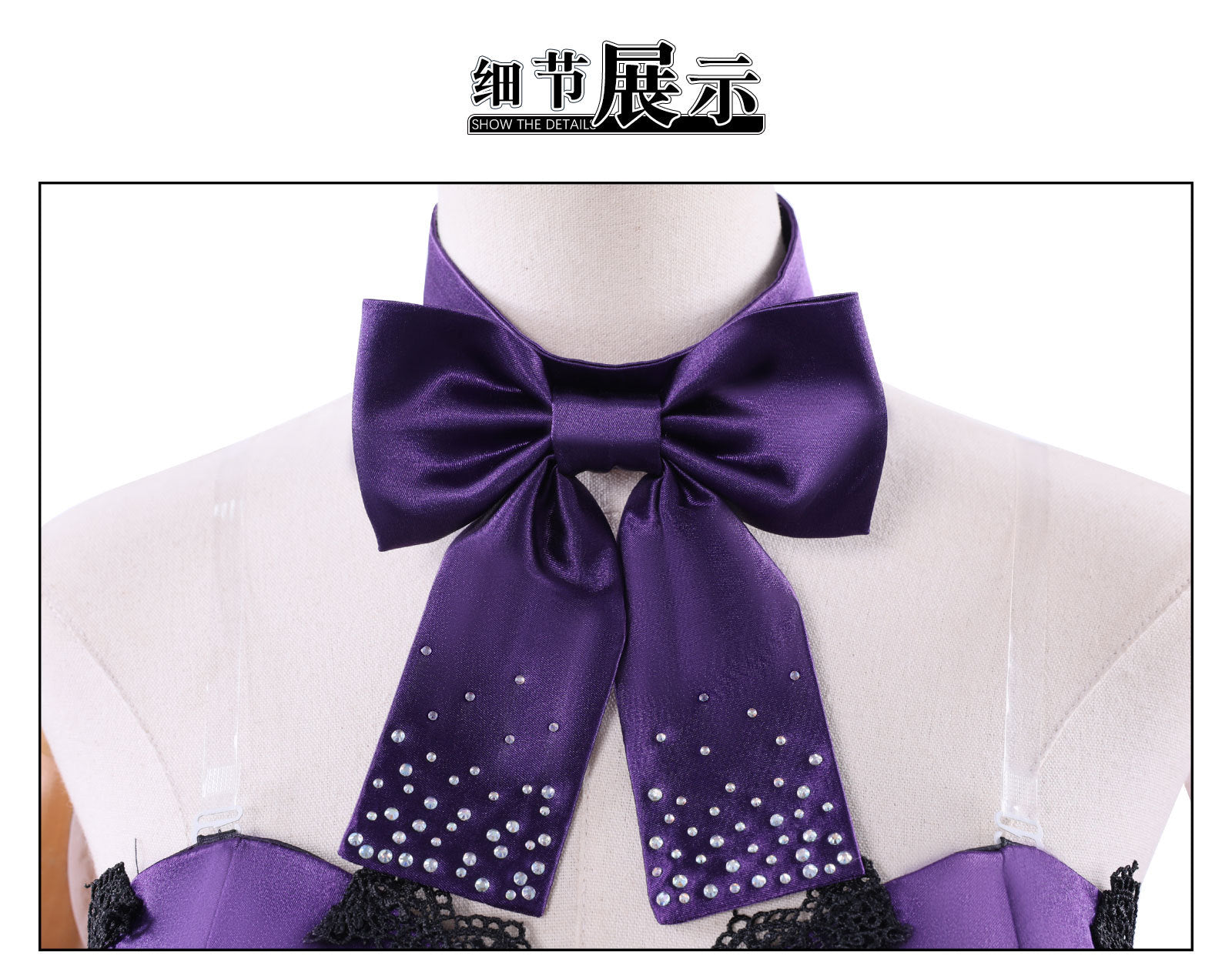 In Stock Game Fate FGO Jeanne D'Arc Cosplay Costume Jeanne Alter Purple Elegant Dress Wig Halloween Party Uniform for Women