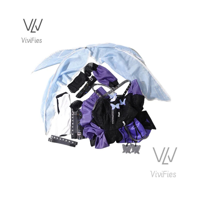 Luo Tianyi Cosplay Costume Singer Cosplay DOKIDOKI-SR Women Cute Costume Dress Luo Tianyi AI Cosplay