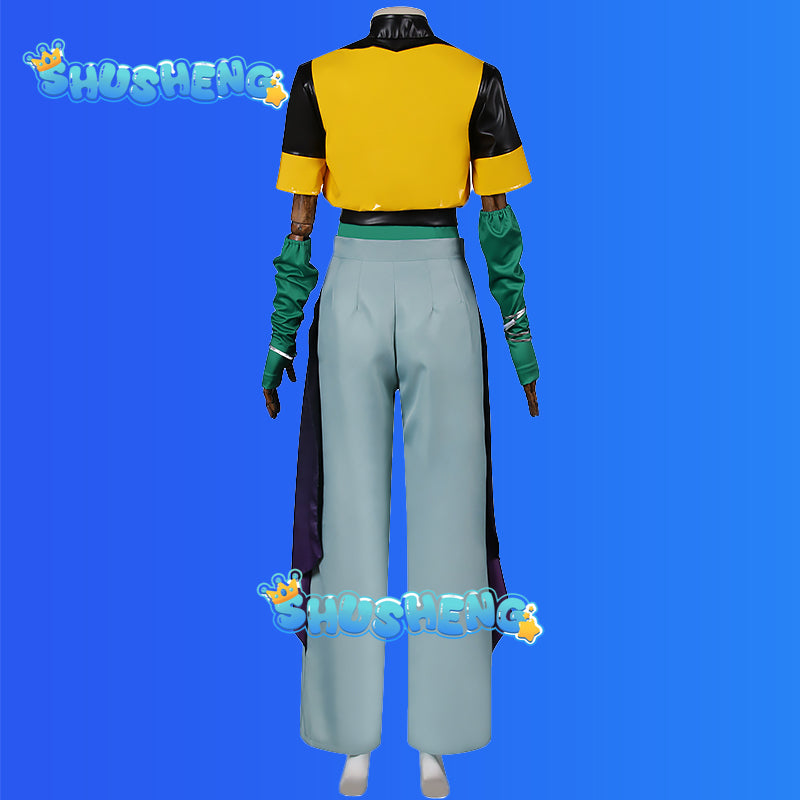 Game LOL Heartsteel Aphelios Alune Cosplay Costume Full Set Shoes Wig Uniform Outfits Aphelios Alune Heart Steel Cosplay Suits