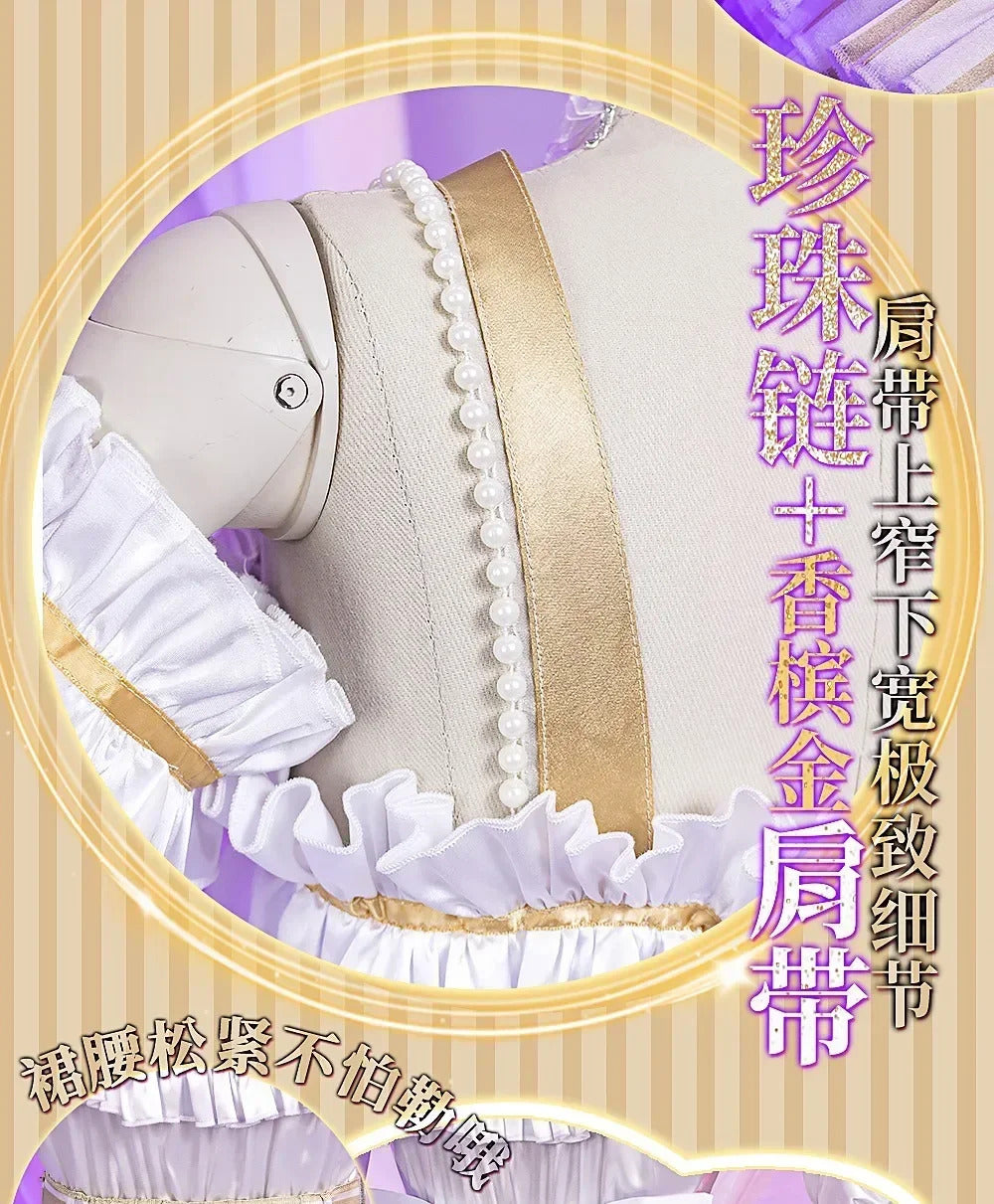 LoveLive! Konoe Kanata Yuki Setsuna Emma Verde Tennouji Rina Mifune Shioriko Osaka Shizuku Cosplay Costume Halloween dress set