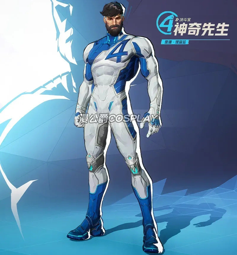 Mister Fantastic Cosplay Costume Reed Richards Uniform Halloween Carnival Party Christmas Play Role Clothes Clothing for Men