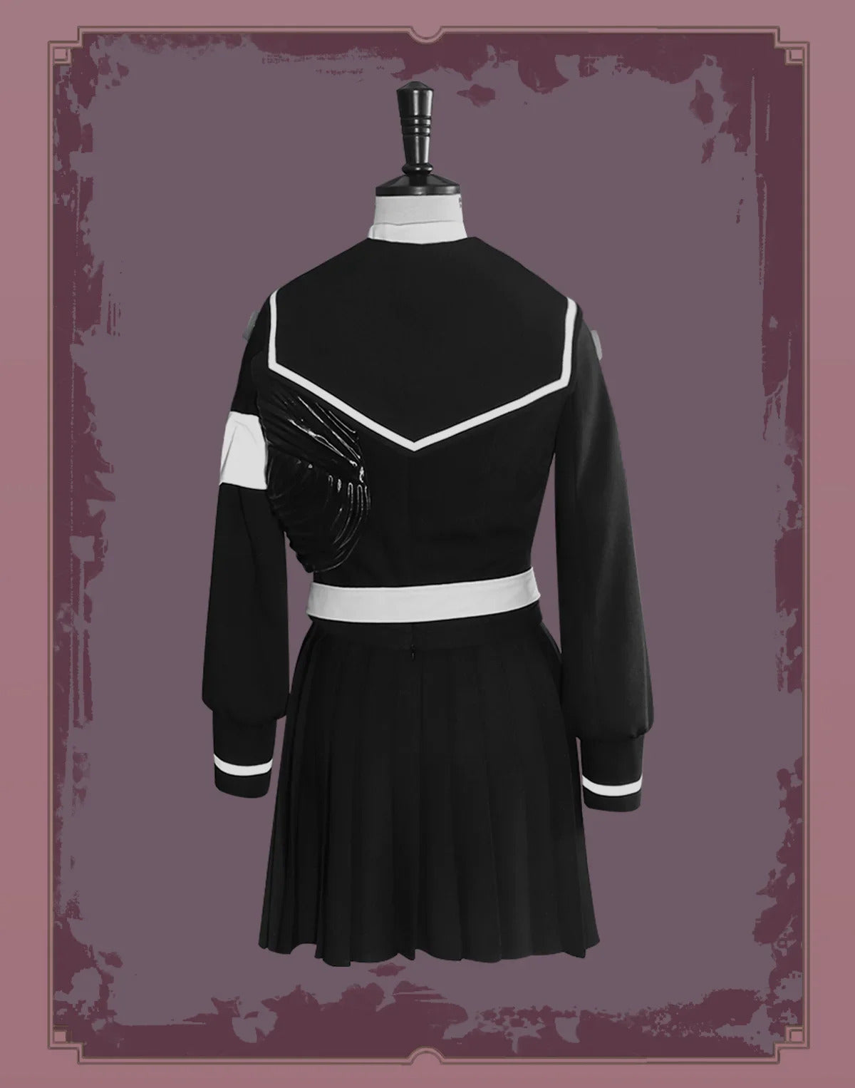 Tsukumo Kako Cosplay The Hundred Line -Last Defense Academy- Costume Halloween Women JK Uniform Coat Short Skirt Belt Tie Set