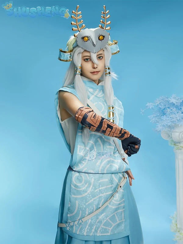 Zelda: Tears of the Kingdom Link Cosplay The Legend Costume Halloween party wig and crowns Accessories Handsome cute Link set