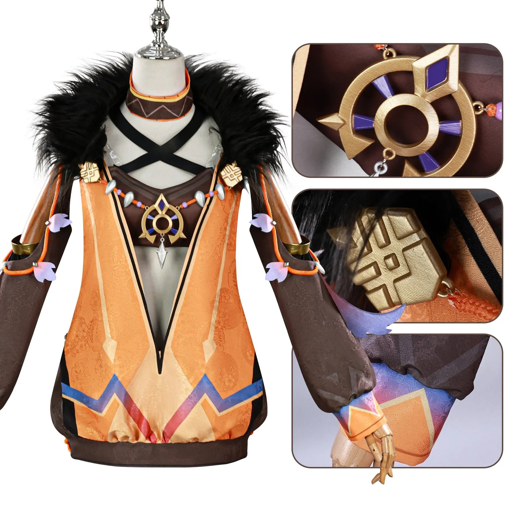 Shusheng-N New Game Genshin Impact Iansan Cosplay Costume Wig Shoes Props accessories dresses Halloween carnival sweet Woman Iansan uniform