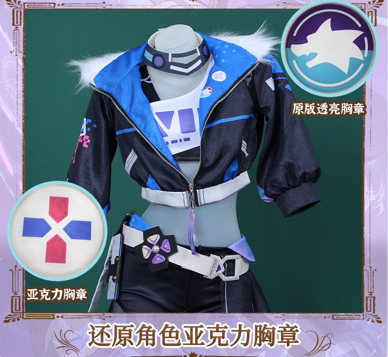 Silver Wolf Cosplay Costume Honkai Star Rail Carnival Uniform Anime Halloween Costumes Women Game