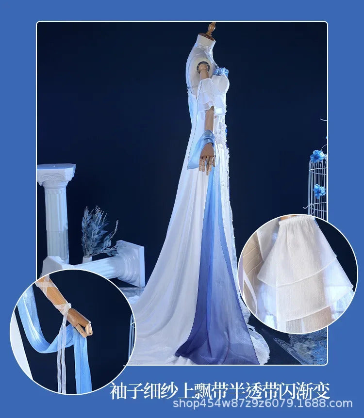 Game Path to Nowhere Hamel Cosplay Costume Sexy dress accessories leg rings props wig set Halloween women's Hamel New uniform
