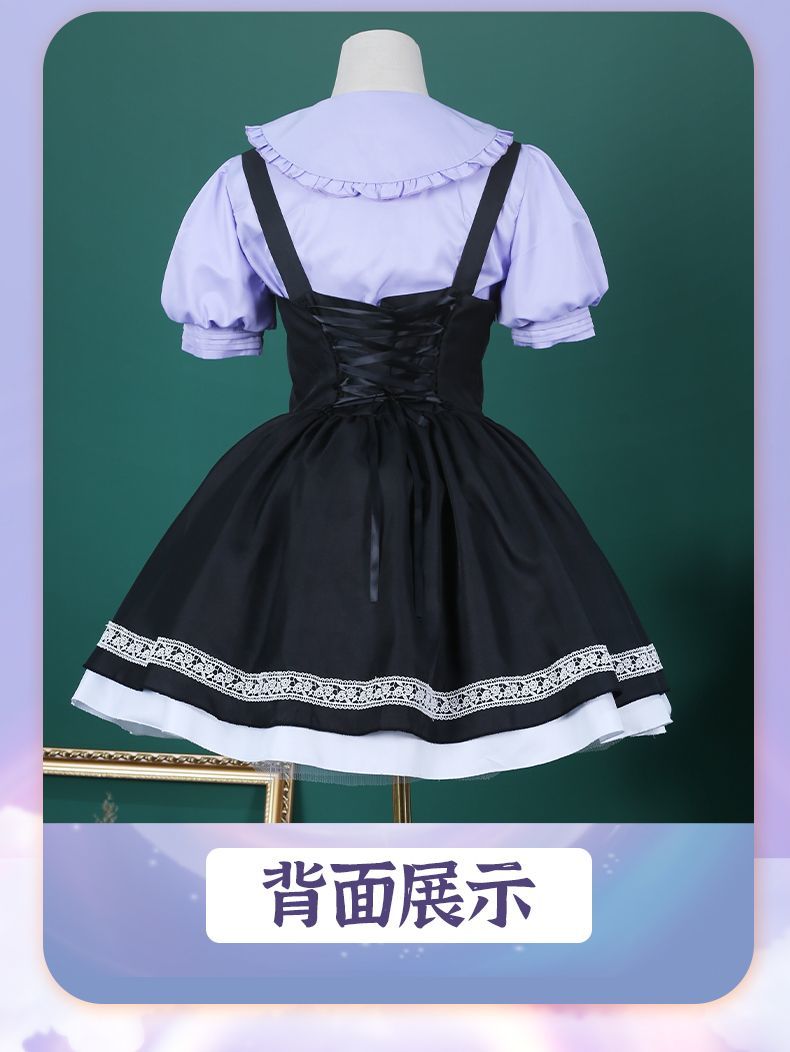 Rikka Takanashi Cosplay Costume Summer Gothic Dress Wig Halloween sweet girl New uniform Hero Cos