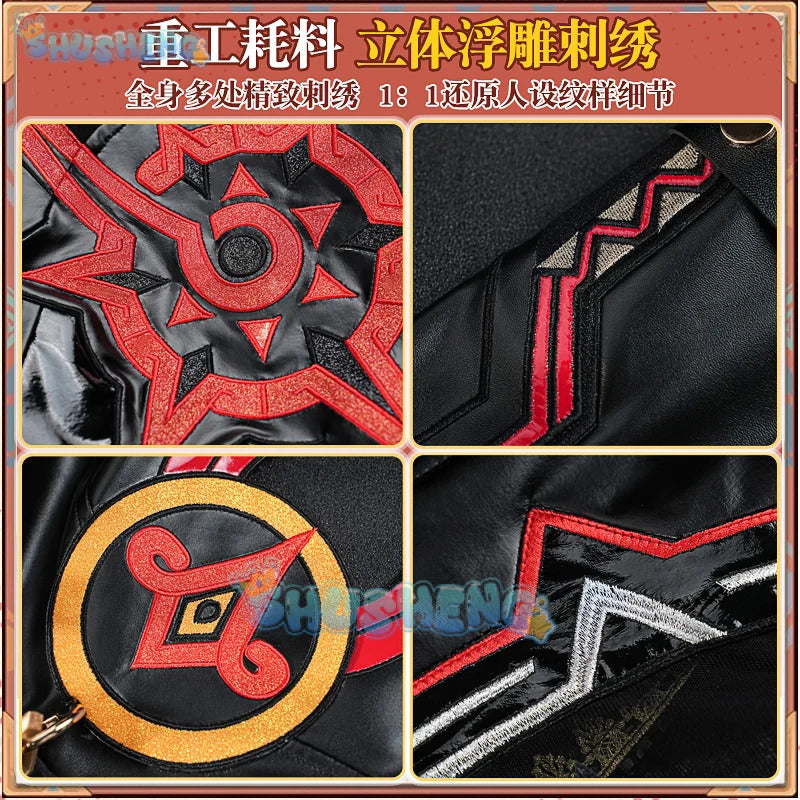 Shusheng Genshin Impact Mavuika Pyro Archon Cosplay Costume Cos Game Anime Party Uniform Hallowen Play Role Clothes Clothing