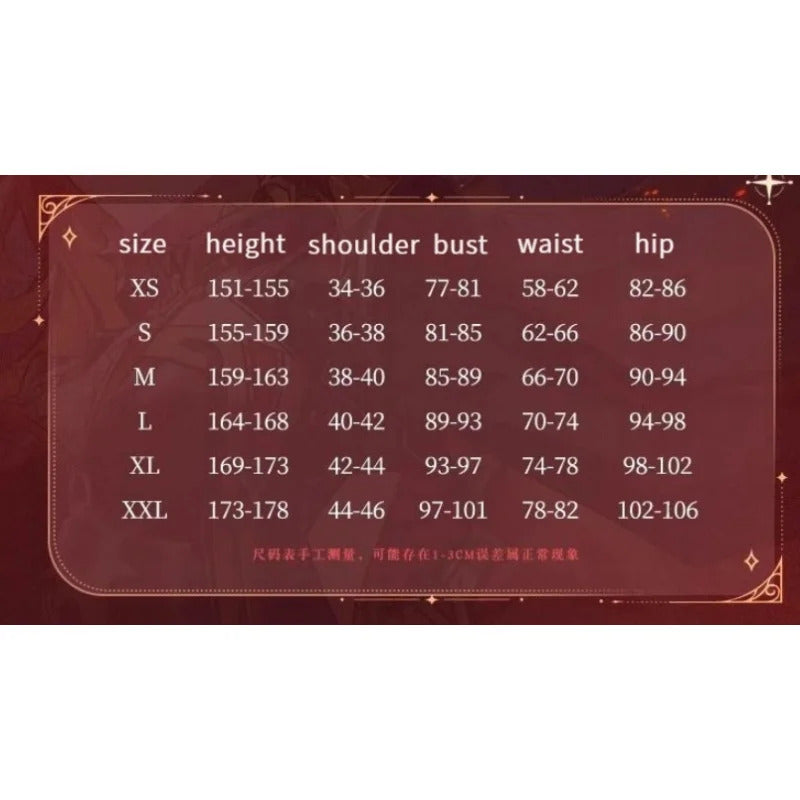 Shusheng-R Love and Deepspace Hostess master control Cosplay Inspector's combat uniform Costume Halloween fashion men women clothing wig