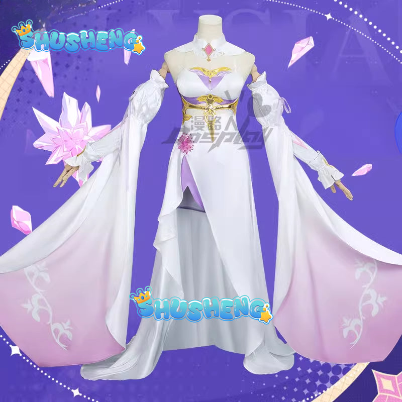 Honkai Impact 3: Elysia Cosplay Costume Herrscher of Human Ego Female Game Cosplay Halloween Costume With Wings