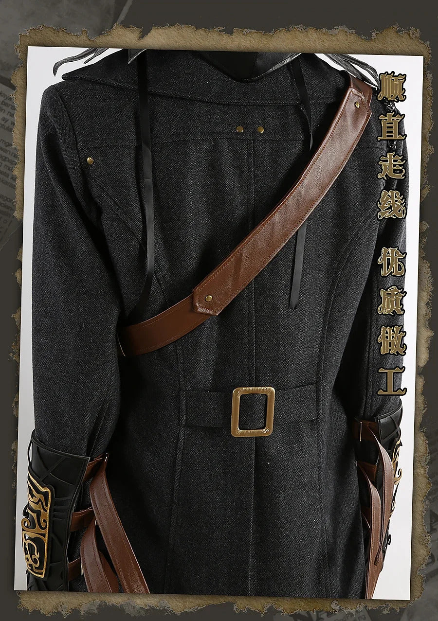 Gehrman Hunter Cosplay Costume Game Bloodborne Uniform Halloween Carnival Party Christmas Play Role Clothes Clothing for Men