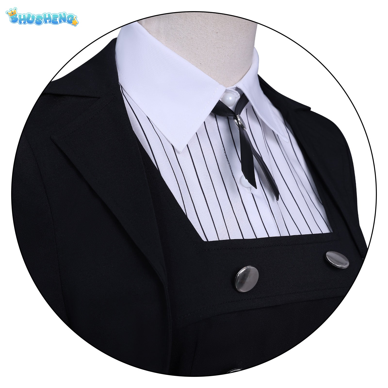 Anime Rock Is A Lady's Modesty Shiraya Tamaki Cosplay Costume Japanese JK Black School Uniform Skirt Woman Cute Campus Suit 2025