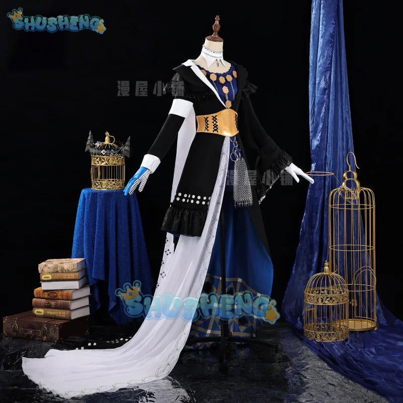 Arknights Phantomwhisper Melody Mostima Cosplay Costume Uniform Halloween Carnival Party Christmas Play Role Clothes Clothing