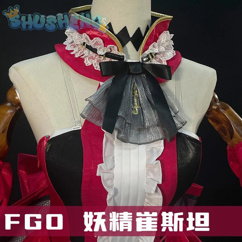 Fairy Knight Tristan Baobhan Sith FGO Cosplay Fate Grand Order Costume Gorgeous Princess Dress Accessories Halloween Uniform