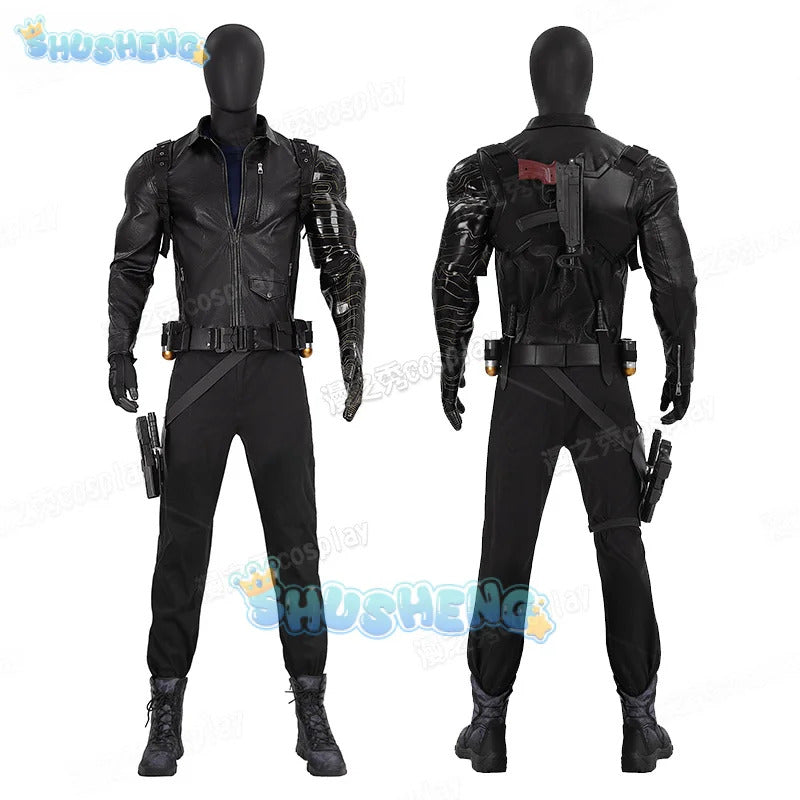 Thunderbolts Winter Soldier Cosplay Costume Uniform Halloween Carnival Party Christmas Play Role Clothes Clothing