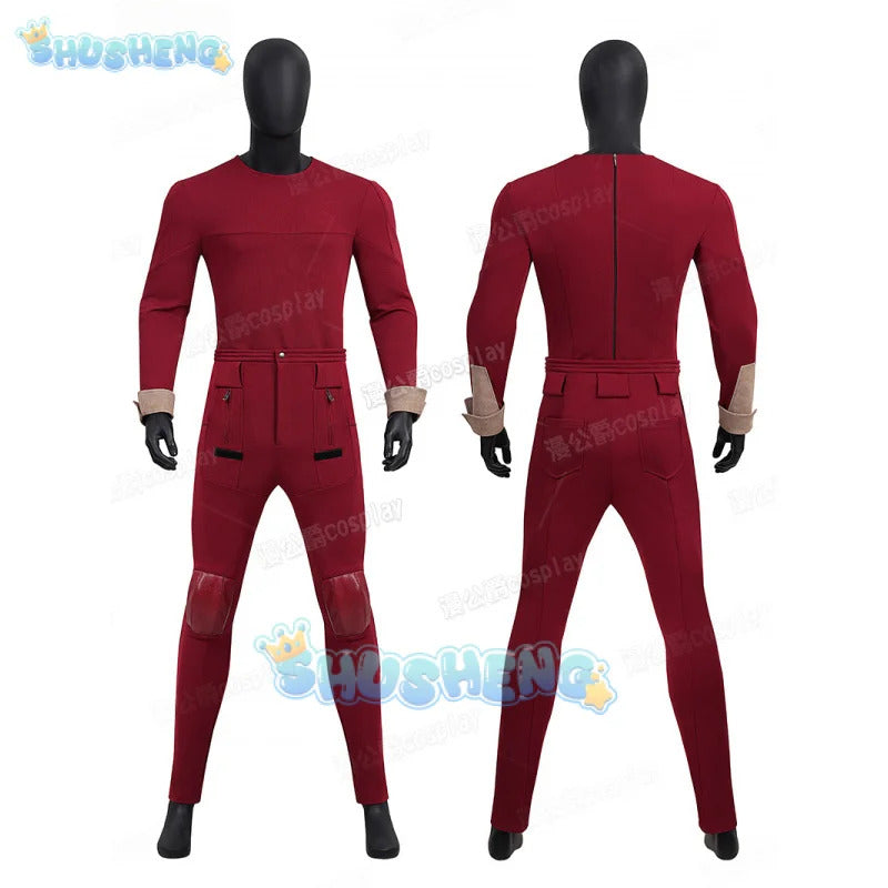 Movie Thunderbolts Red Guardian Cosplay Costume Uniform Halloween Carnival Party Christmas Play Role Clothes Clothing for Men