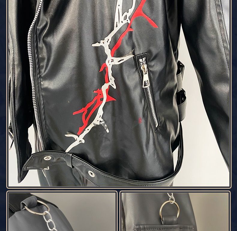 Game Love And Deepspace Leather Sylus Cosplay Costume Cos Qinche Sylus Party Uniform Women Men Hallowen Play Role Clothes