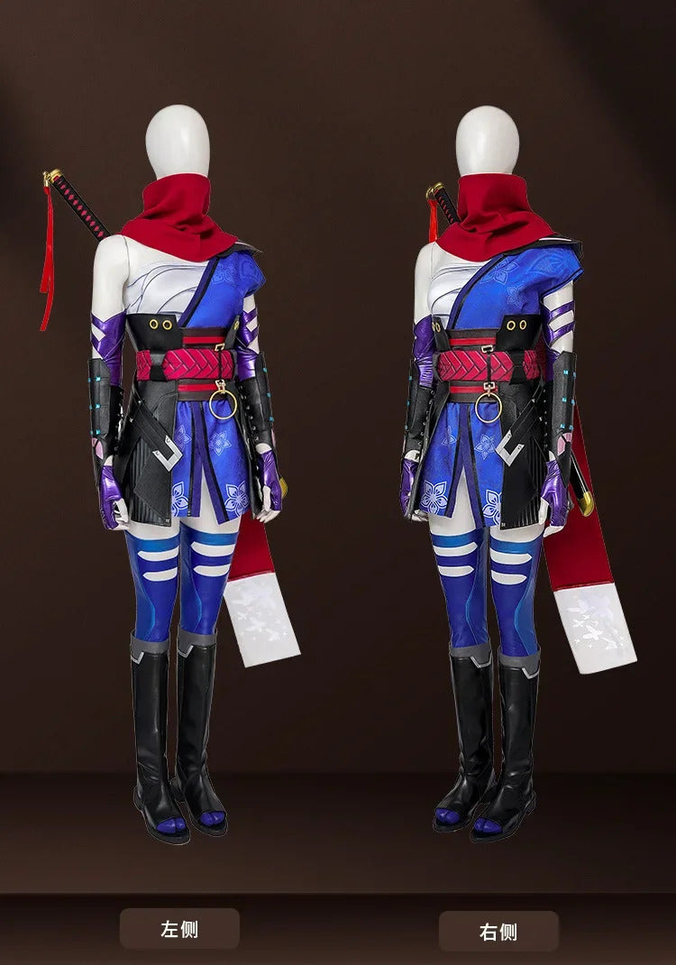 Shusheng-R Superhero Elizabeth Braddock Cosplay Psylocke Betsy Braddock Costume Women's Fantasia Uniform Halloween Party Fashion Full Set