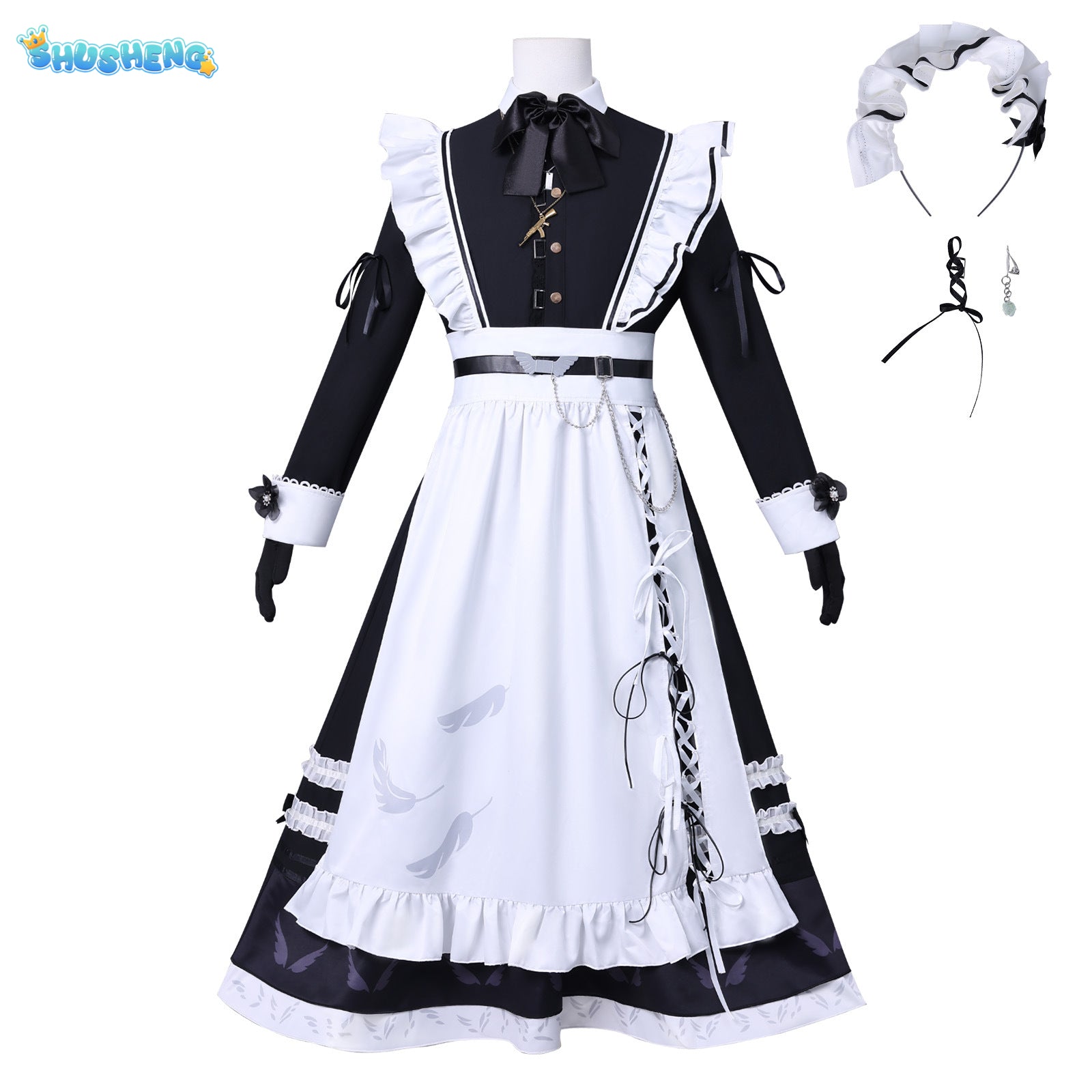 Anime NIJISANJI Kanae Cosplay Costume Male Servant Attire