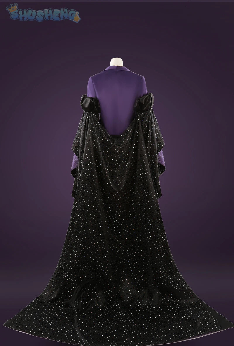 Game Twisted Wonderland Cosplay Vil Schoenheit Costume Tail necklace gloves purple gorgeous sexy dress Halloween uniform XS-XXXL