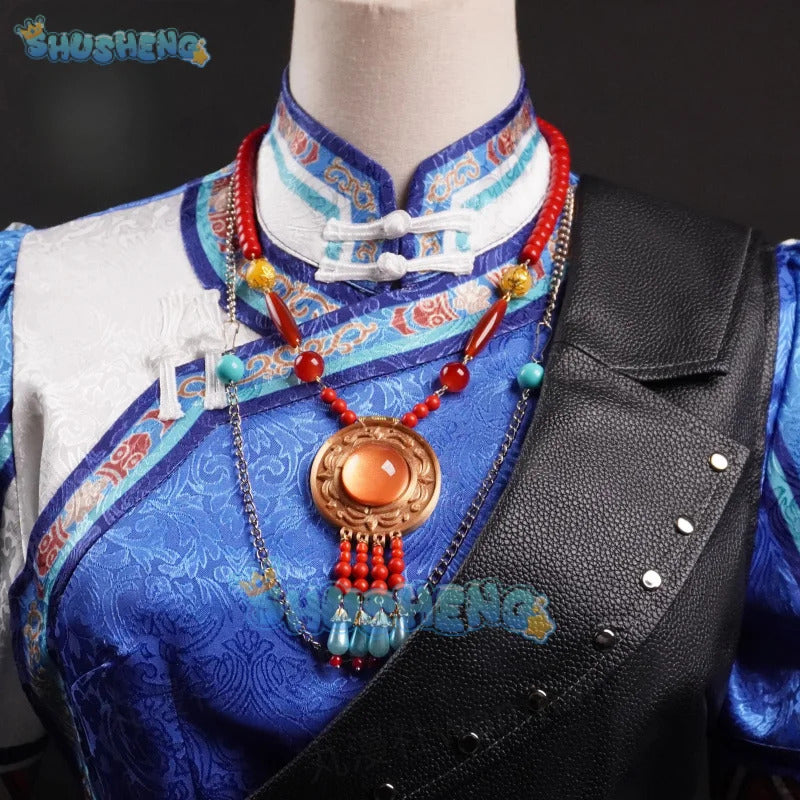 Shusheng-R Love And Deepspace Heroines Cosplay Costume Frost heavy Elegant Colors Uniform Halloween Party for Women Men Carnival
