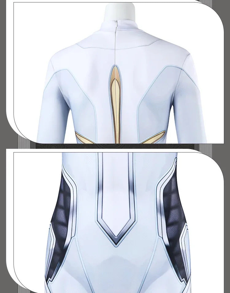 Shusheng-R Superhero Dagger Tandy Bowen Cosplay Rivals Costume Halloween Women's Fantasia jumpsuit outerwear shoes set fashionable uniform