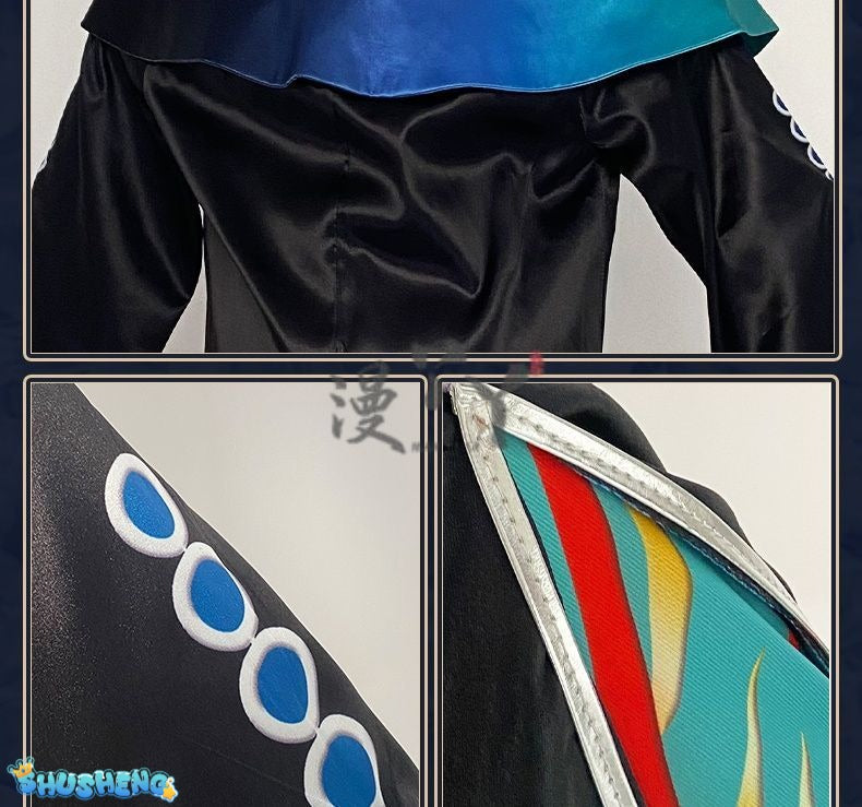 Dusk Cosplay Costume Game Arknights Dusk Dragon Cosplay Ears Tail Horns Women Costume
