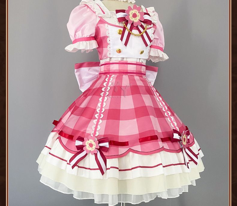 Anime Aikatsu Hoshimiya Ichigo Cosplay Costume Uniform Halloween Party for Women Men Carnival Props