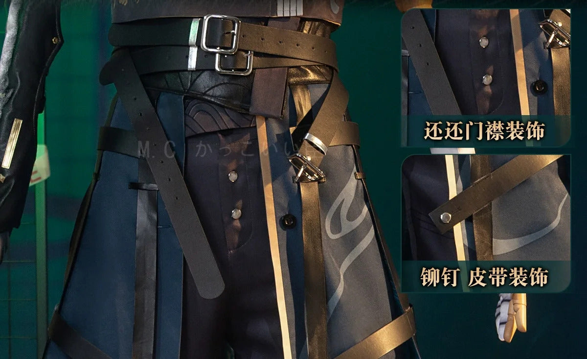 Wuthering Waves Geshu Lin Cosplay Costume Uniform Midnight Rangers Jiyan Jinzhou Huanglong Halloween Party for Women Men S-XXL