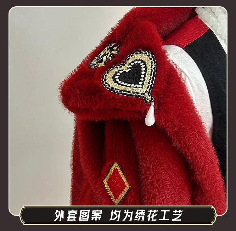 Anime Riddle Cosplay Twisted-Wonderland Costume Halloween Carnival Fashion Uniform Accessories Prop Jacket Men Women Riddle Set