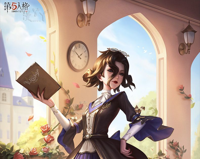 Identity V Marie Cosplay Costume - Bloody Queen Madame Red Dress for Halloween Party Game Remnants of Hope Outfit