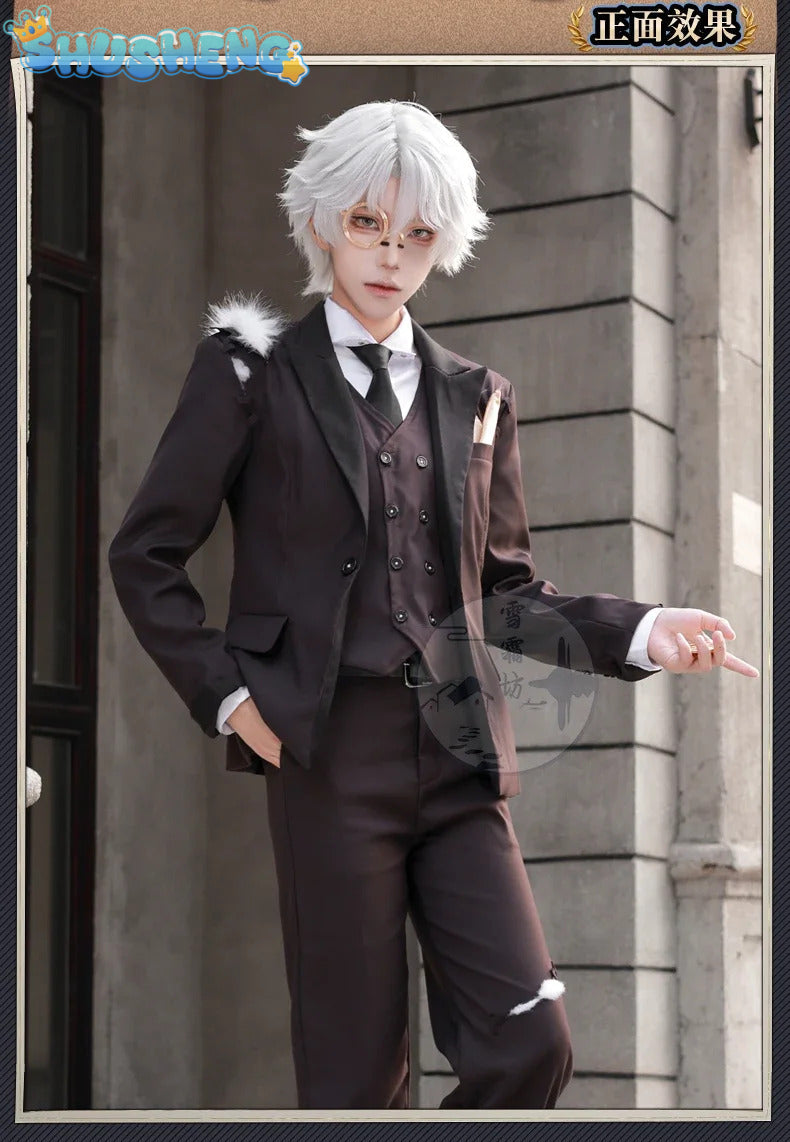 Identity Ⅴ Norton Campbell Aesop Carl Cosplay Costume Embalmer Prospector Uniform Suit Thug Halloween Carnival Play Clothing