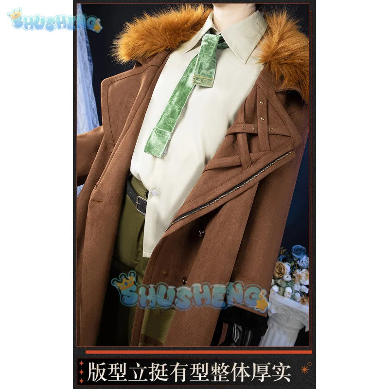 Reverse:1999 Windsong Cosplay Costume Coat shirt tie belt gloves necklace Halloween party Handsome man Woman uniform Full Set