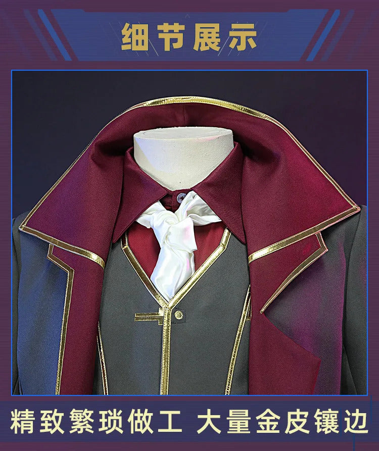 IN STOCK Silco Arcane Cosplay Arcane:League of Legends Silco costume Carnival Party Men Women Uniform Accessories Prop Set