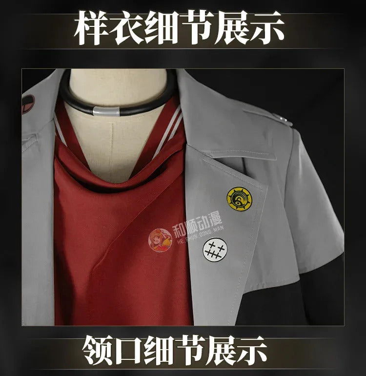 Anime Enjin GACHIAKUTA Cosplay Nji Costume Halloween party fashion men women uniforms jacket pants shirt prop wig New set