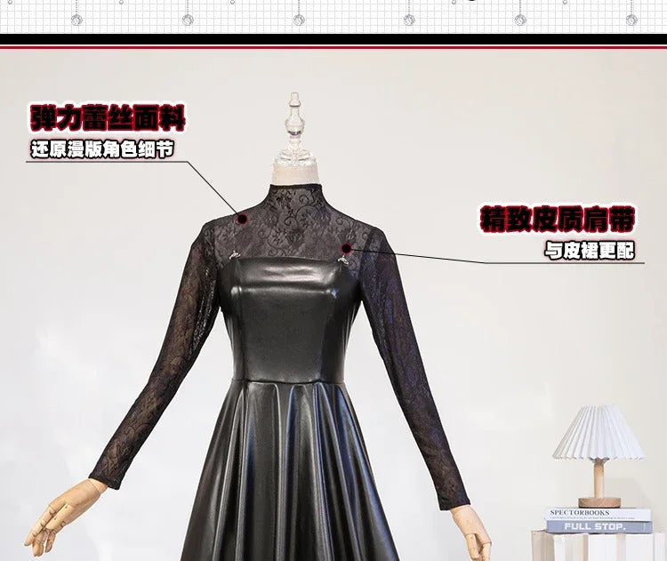 Anime Sakamoto Days Osaragi Cosplay Costume Dress Veil Stocking Assassin Taro Sakamoto Halloween Party for Women Prop