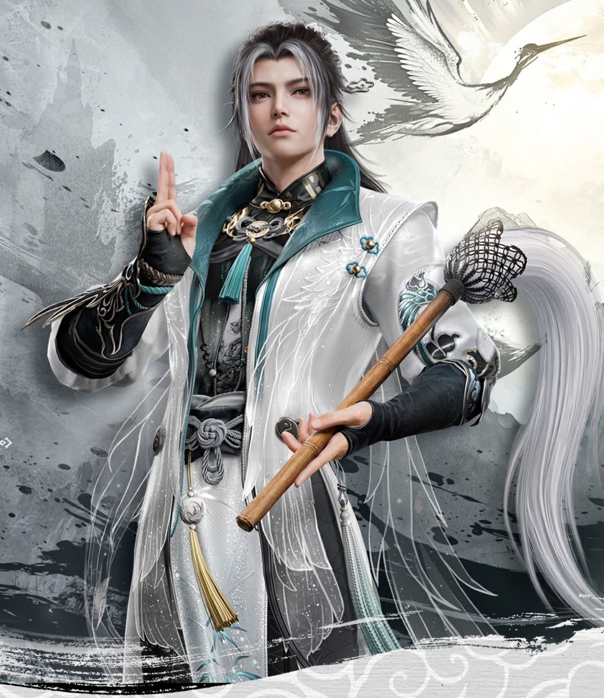 Naraka: Bladepoint Wu Chen Cosplay Costume Hanfu Role Play Halloween Carnival Party Outfit for Men New Character