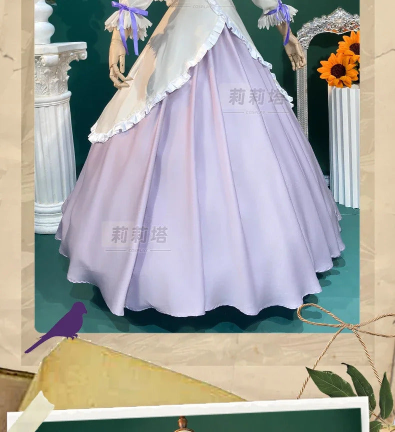 In stock Game Identity Ⅴ Vera Nair cospaly Perfumer Costume Sweet Lolita Princess Dress Hat Set Party Christmas Girl Uniform