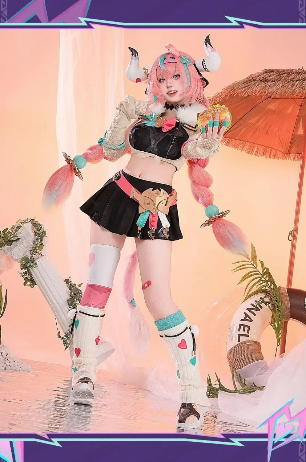 Shusheng-R Genshin Impact Varesa Wrestlers Cosplay Costume Uniform Halloween Carnival Party Christmas Play Role Clothes Clothing for Women